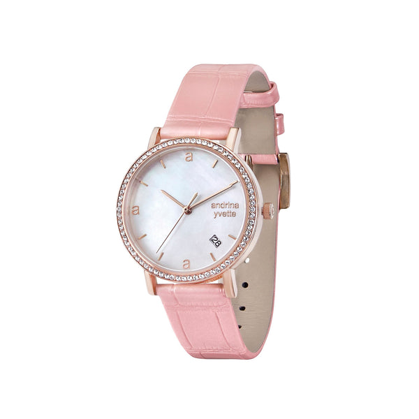 Classic Mother of Pearl Rose Gold | Baby Pink Genuine Leather New Collection
