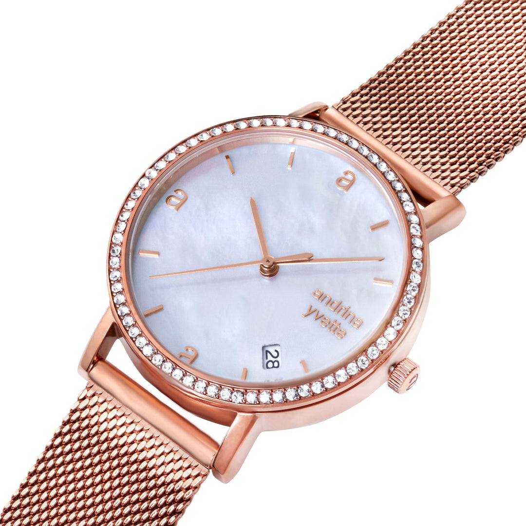 Classic Mother of Pearl Rose Gold New Collection