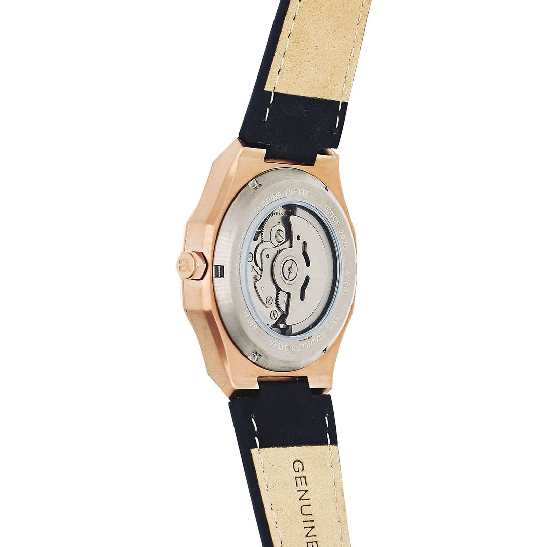 Andrina Yvette Classic Legacy Collection - Rose Gold Top Calf Leather